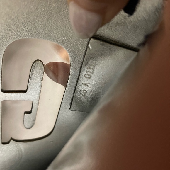 GIVENCHY Plate Iconic Clutch Bag Blue Leather - Picture 7 of 12